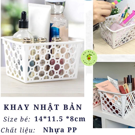 Khay Nhựa Nhật Bản Việt Nhật (MS:5690 ),giỏ đựng đồ văn phòng, đồ dùng học sinh đa năng,tiện lợi | BigBuy360 - bigbuy360.vn