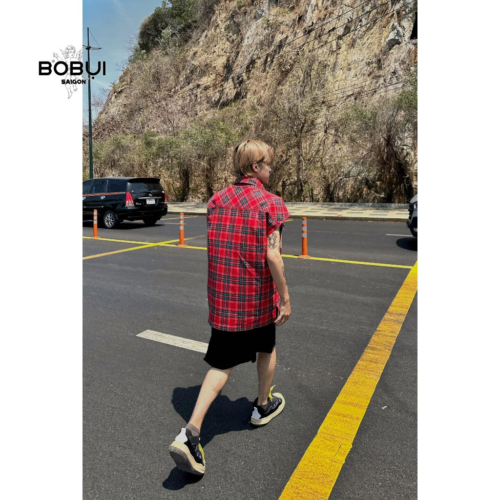 ÁO FLANNEL KHÔNG TAY