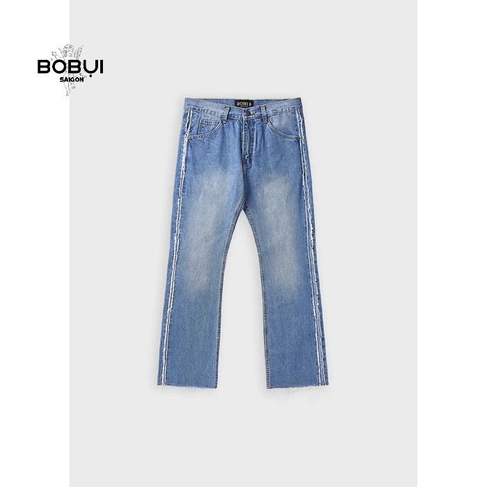 QUẦN JEANS ỐNG LOE/ MÀU XANH