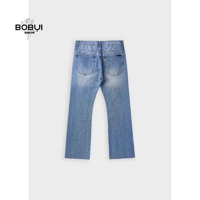 QUẦN JEANS ỐNG LOE/ MÀU XANH