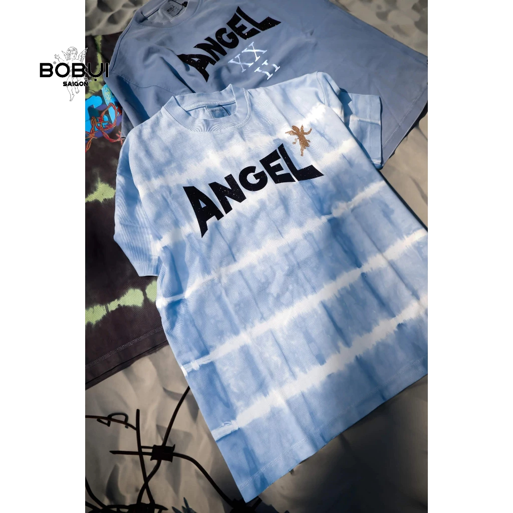 ÁO THUN TIE DYE ANGEL LOGO