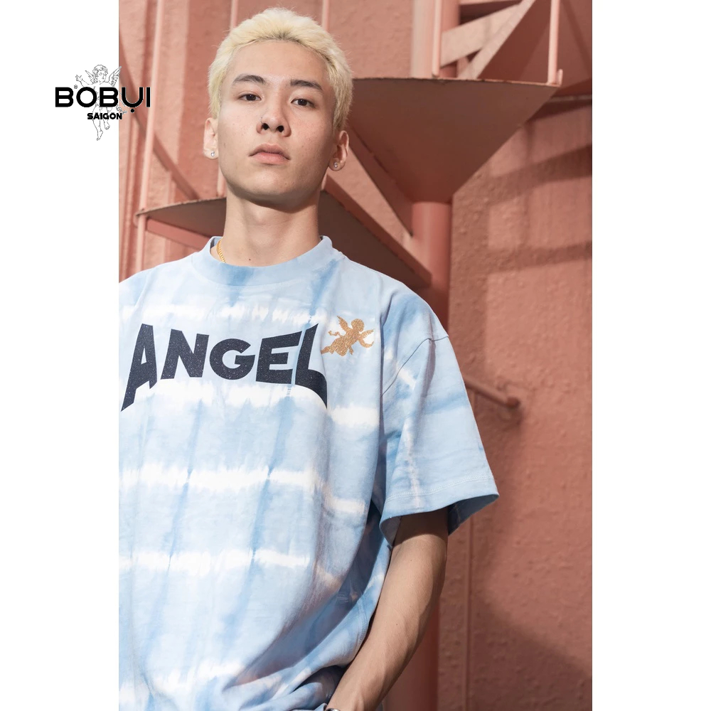 ÁO THUN TIE DYE ANGEL LOGO