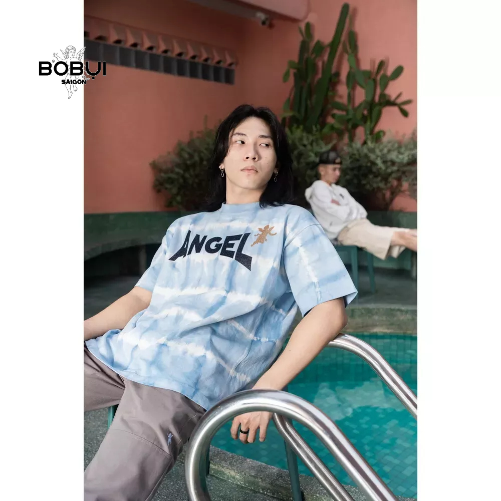 ÁO THUN TIE DYE ANGEL LOGO