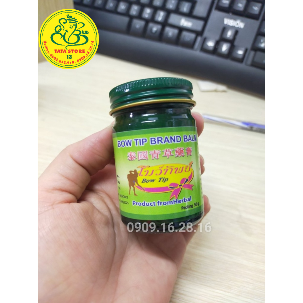 DẦU CÙ LÀ THẢO DƯỢC BOW TIP BRAND BALM THÁI LAN 50 GRAM