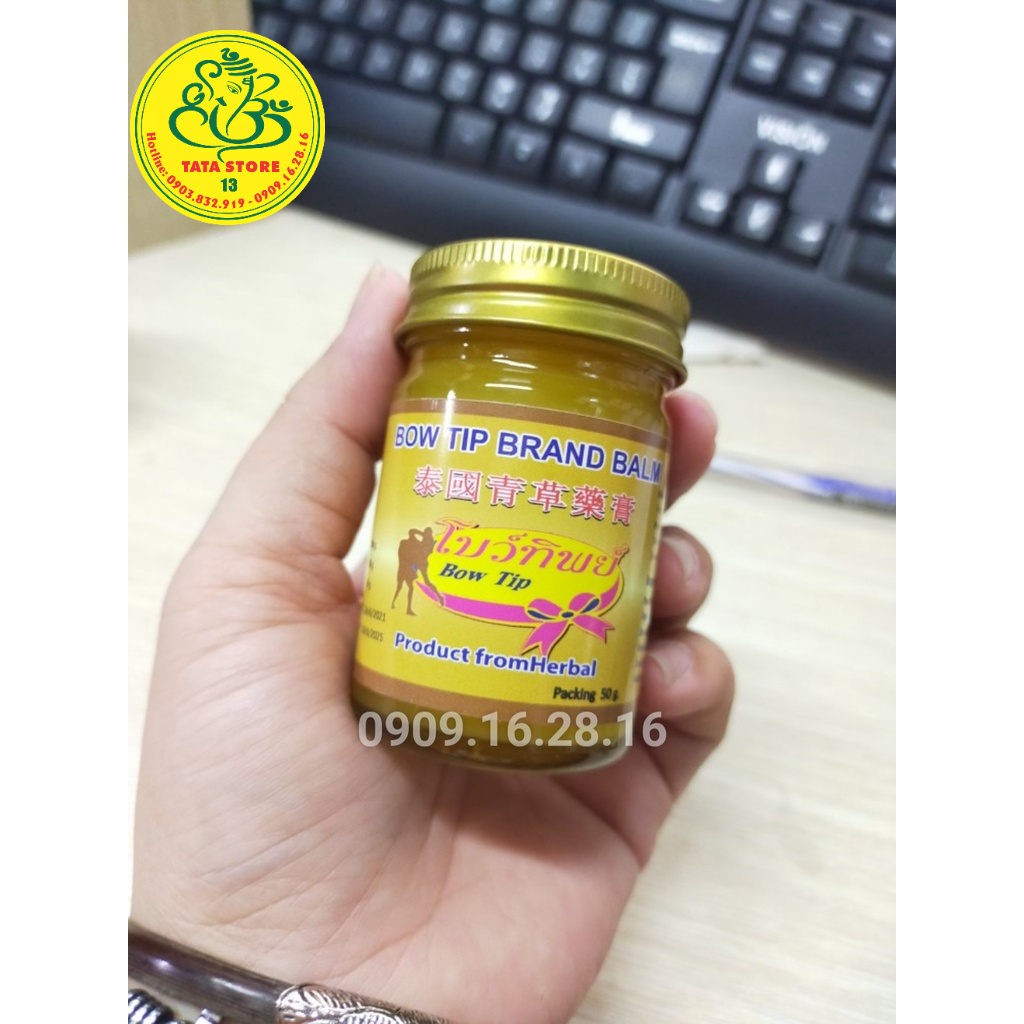 DẦU CÙ LÀ THẢO DƯỢC BOW TIP BRAND BALM THÁI LAN 50 GRAM