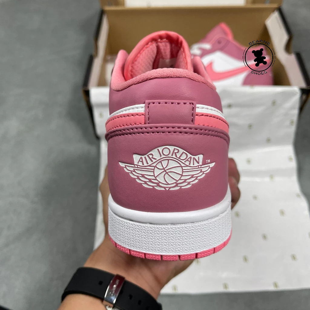Giày Jordan 1 Low Desert Berry "553560-616" - Fullbox | BẢN CAO CẤP - Kèm dây