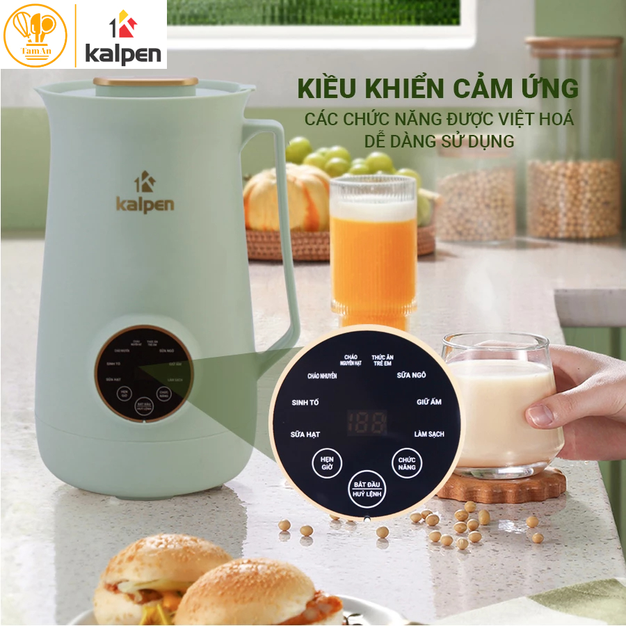 Máy làm sữa hạt mini Kalpen 600ml H1/H2