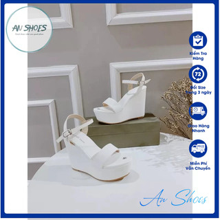 ☘️ AN SHOES☘️Sangdal xuồng chất da đế kếp 9cm -12 cm
