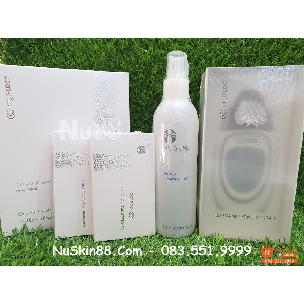 Bộ Máy Thần Kì Galvanic Nuskin Nâng Cơ Trị Nám Xóa Nhăn Liền Sẹo Mọc Tóc Trắng Mịn Da