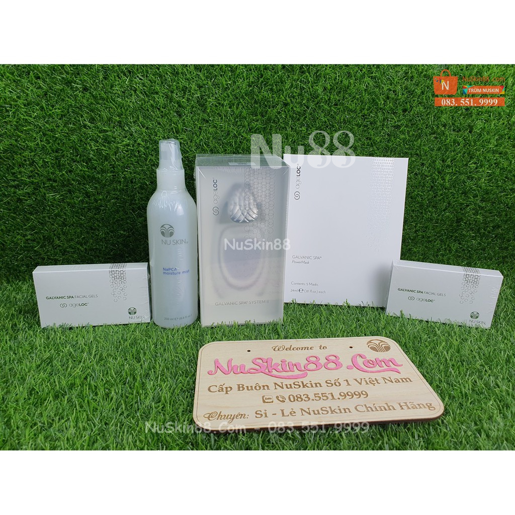 Bộ Máy Thần Kì Galvanic Nuskin Nâng Cơ Trị Nám Xóa Nhăn Liền Sẹo Mọc Tóc Trắng Mịn Da