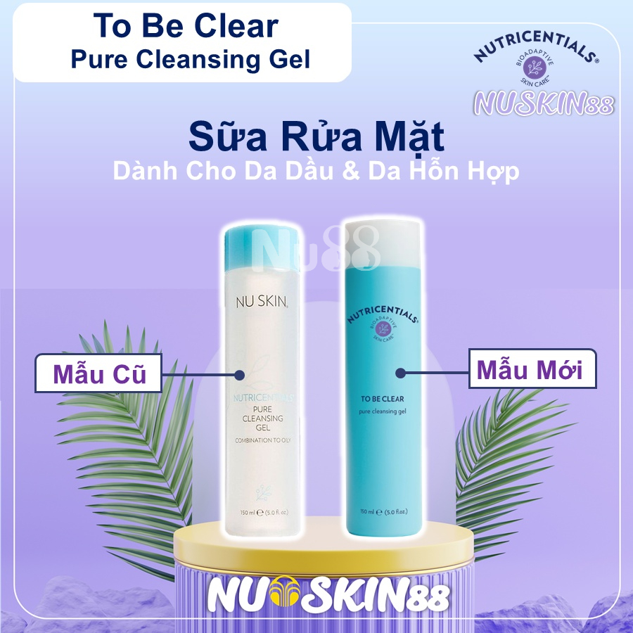 SỮA RỬA MẶT NUSKIN dành cho da dầu PURECLEANSING GEL