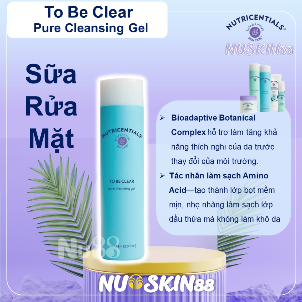 SỮA RỬA MẶT NUSKIN dành cho da dầu PURECLEANSING GEL