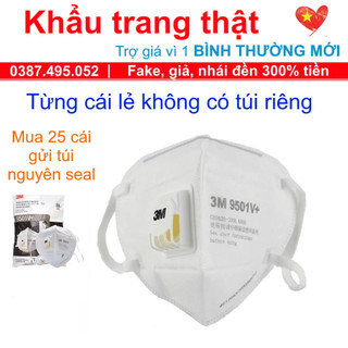 🔥SẴN HÀNG khẩu trang 3M 9501V+ N95 có van thở đeo tai chống ô nhiễm lọc 95% bụi mịn PM2.5 phòng dịch bảo hộ lao động