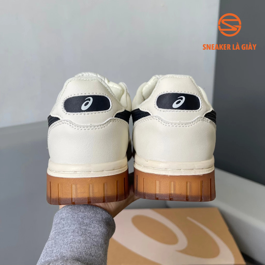 Giày Asics Court MZ Cream Black Gum 1203A127-750 - BẢN CAO CẤP FULLBOX