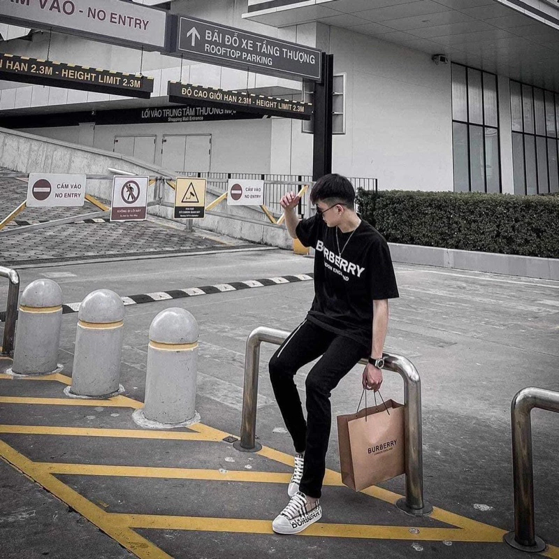 Áo thun cotton BBR hai màu trắng đen hot hit, áo phông nam nữ đẹp nhất Beoshop