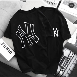 Áo thun cotton chữ NY chất đẹp hai màu hot hit [FREESHIP] Áo phông nam nữ đẹp nhất, áo hot 2022
