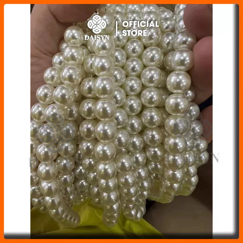 N393 dây chuyền 2 sợi hạt ngọc hạt trai sang trọng cho nữ