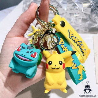 Móc khóa pokemon, móc cài balo chất liệu silicon cao cấp