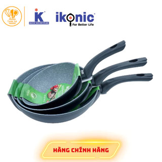 Chảo chống dính sâu lòng vân đá cao cấp Ikonic IK86 size 20/24/28/30/32cm
