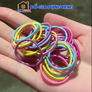 Túi 500 Dây Thun Cột Tóc Túi Zip