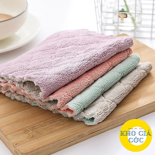 (Combo 20) Khăn Lau 2 Màu Đa Năng Siêu Thấm Nước