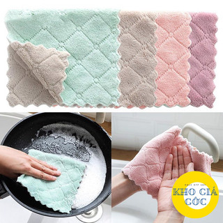 (Combo 20) Khăn Lau 2 Màu Đa Năng Siêu Thấm Nước