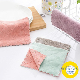 (Combo 20) Khăn Lau 2 Màu Đa Năng Siêu Thấm Nước