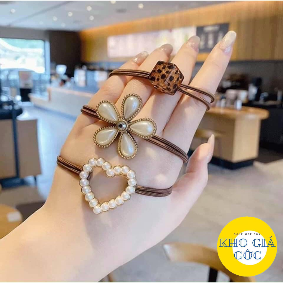 Sét 60 Dây Chun Buộc Tóc