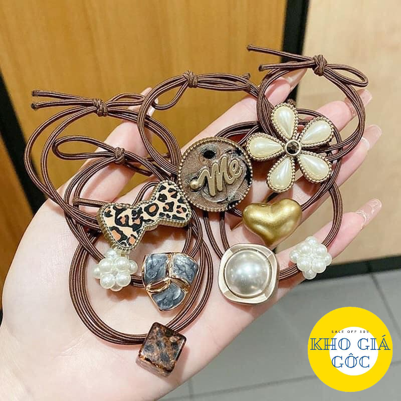 Sét 60 Dây Chun Buộc Tóc