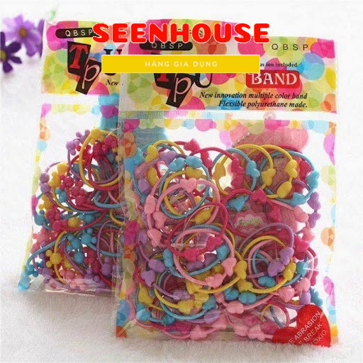 Sét 50 dây chun buộc tóc cho bé