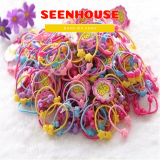 Sét 50 dây chun buộc tóc cho bé
