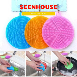Miếng cọ rửa chén bát silicon tiện dụng