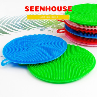Miếng cọ rửa chén bát silicon tiện dụng