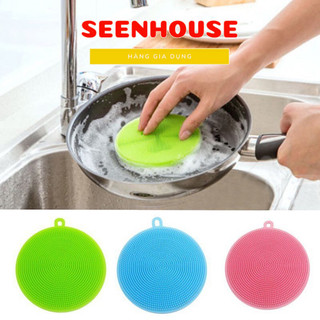 Miếng cọ rửa chén bát silicon tiện dụng