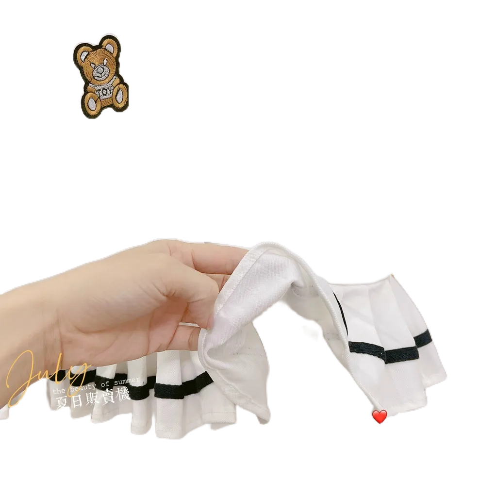 Váy Polo Cá Sấu Loại 1 In Hình Gấu Hai Màu HONEY BEE Xịn Xò Cho Bé Gái