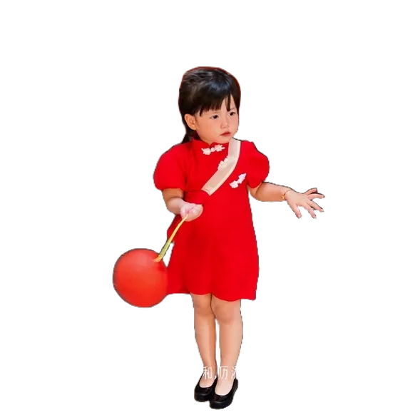 Áo Dài Xốp Nhăn Tặng Kèm Túi HONEYBEEN Cực Xuất Sắc Cho Bé Yêu