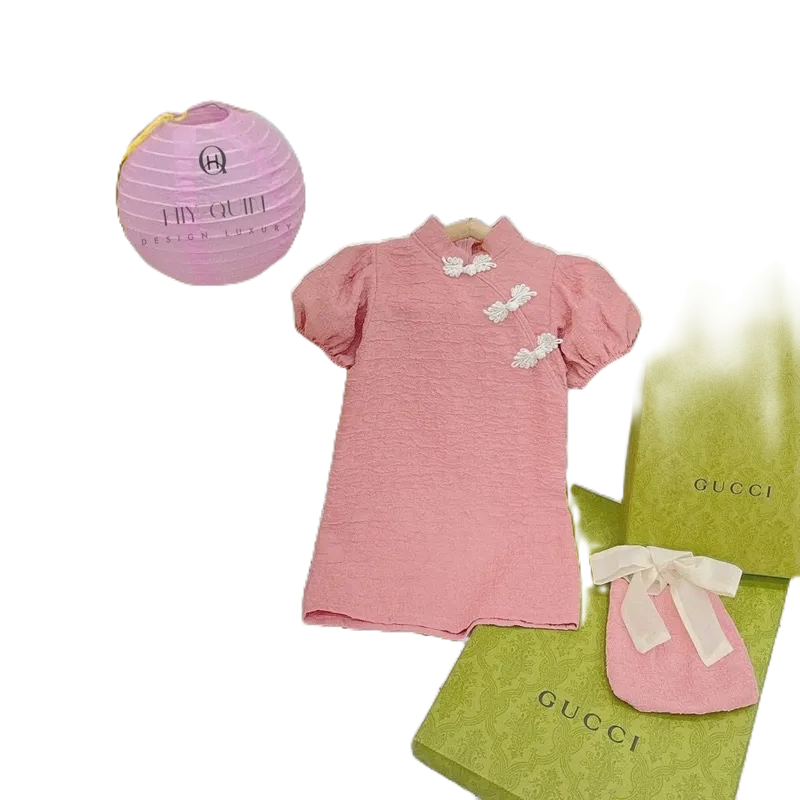 Áo Dài Xốp Nhăn Tặng Kèm Túi HONEYBEEN Cực Xuất Sắc Cho Bé Yêu