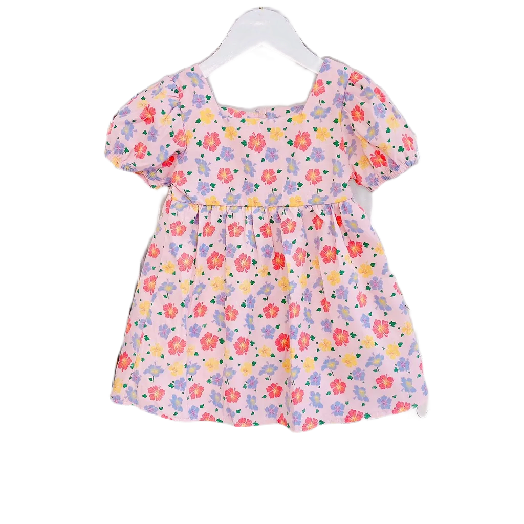 Váy Chấm Bi Đũi Cho Bé Gái 3 Màu Siêu Xinh, Phong Cách Công Chúa