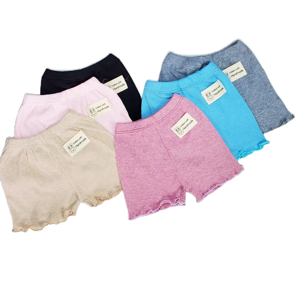 Quần đùi len tăm nhỏ tem con thỏ siêu xinh cho bé gái 8-20kg