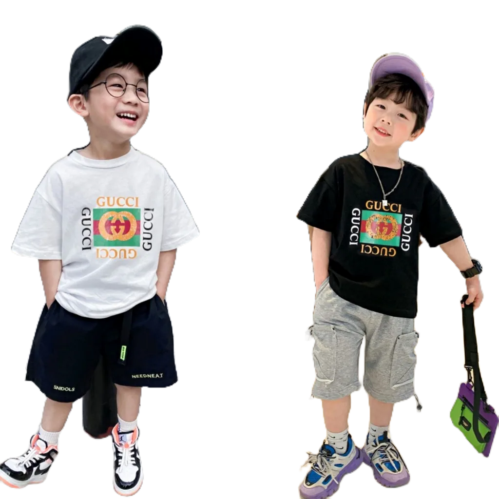 Áo Thun, Áo Phông Cộc Tay HONEY BEE Phong Cách Hàn Quốc Cho Bé Trai Bé Gái size 8 -20kg