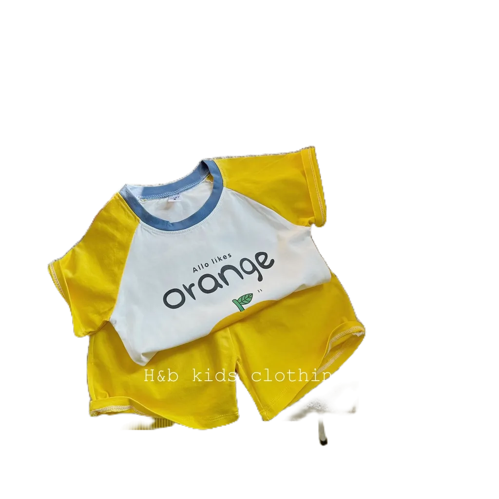 Sét Bộ Cotton Tàu Orange Honey Bee Cho Bé Yêu Từ 8-20kg