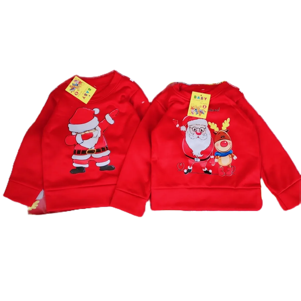 Áo Noel Nỉ Bông Mịn Honey Bee Hình In Xuất Sắc  Cho Bé Trai Bé Gái Từ 8-20 kg
