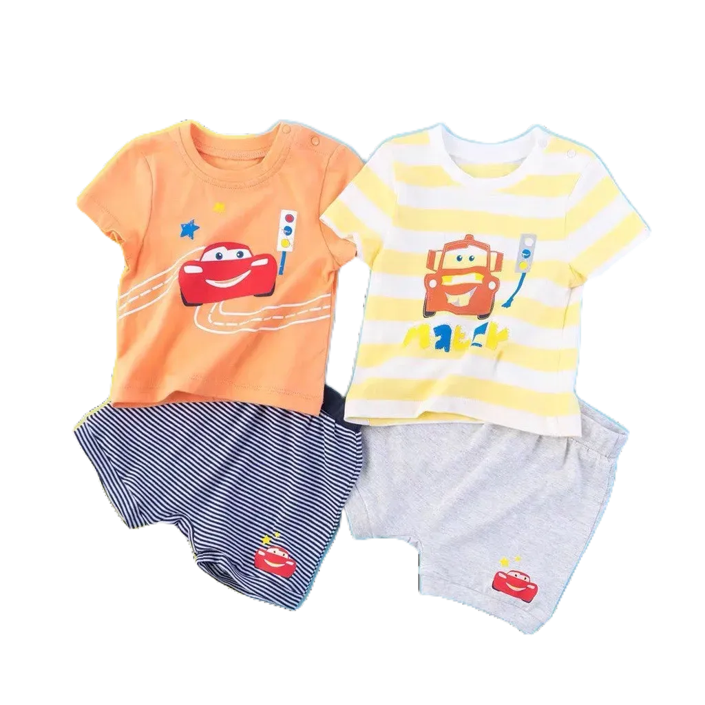 Sét Bộ Thun Bé Trai trai Cotton Ô TÔ Siêu Hót Từ 8-22kg