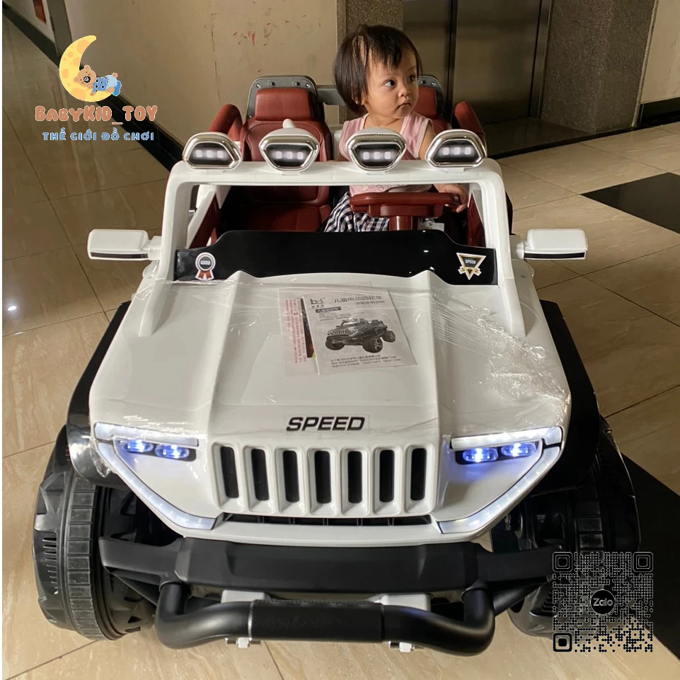 Ô tô điện địa hình BDQ1200 2 chỗ 4 động cơ tải trọng 80KG