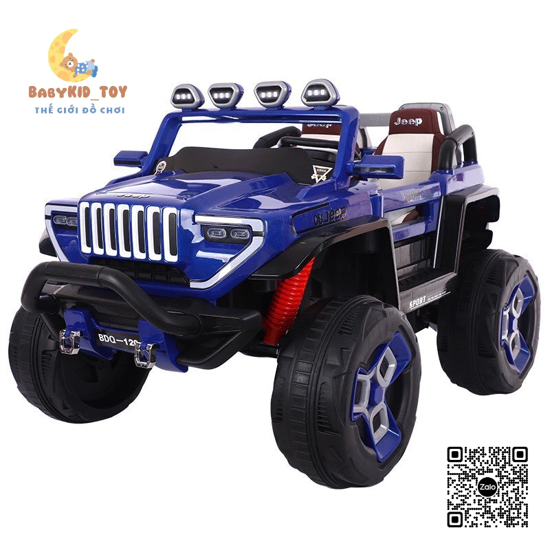 Ô tô điện địa hình BDQ1200 2 chỗ 4 động cơ tải trọng 80KG