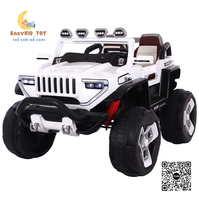 Ô tô điện địa hình BDQ1200 2 chỗ 4 động cơ tải trọng 80KG