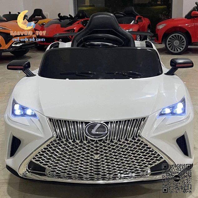Ô Tô Điện LEXUS MG 9688 2 Động Cơ Cho Bé Tự Lái Và Điều Khiển Xa (Đỏ-Trắng)