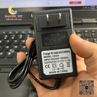 Sạc điện bình ắc quy 6V1A-12V1A -12V2A tự ngắt, đèn báo trạng thái, giắc cắm tiêu chuẩn