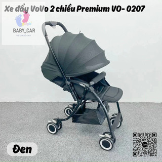 [Freeship Hà Nội] Xe đẩy cho bé VOVO TRAVEL 2 chiều 3 tư thế gấp gọn cao cấp (Đen-Xám-Xanh Navy-Kem)