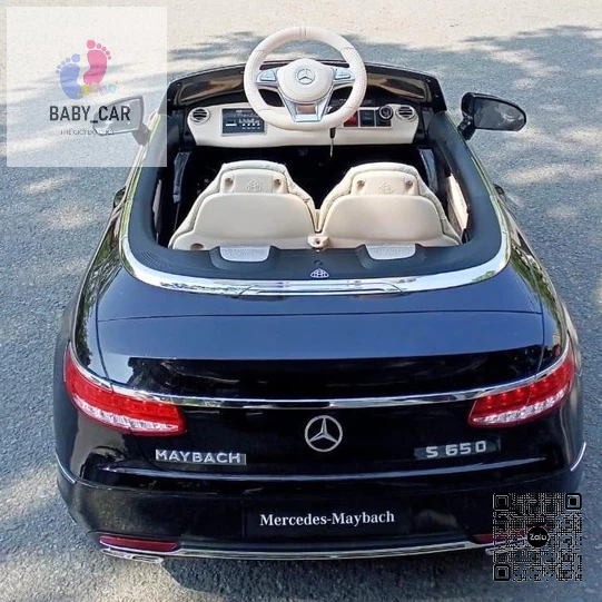 Ô tô điện MERCEDES S650 ghế nệm da bánh cao su sơn tĩnh điện